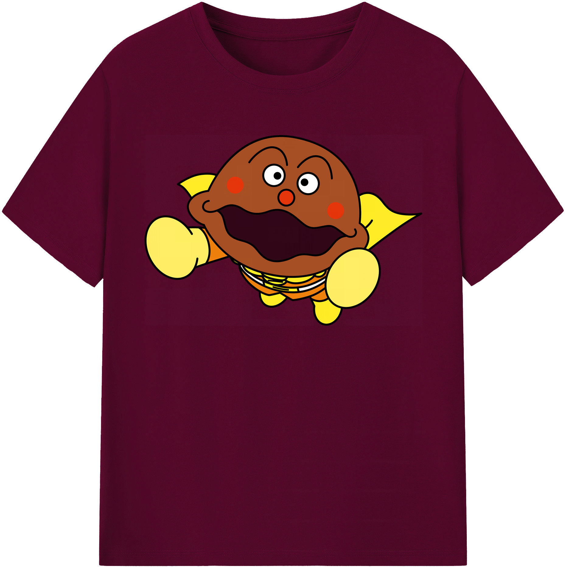 （画像用） アンパンマン Anpanman レディースカジュアルプリントTシャツ（綿100％）